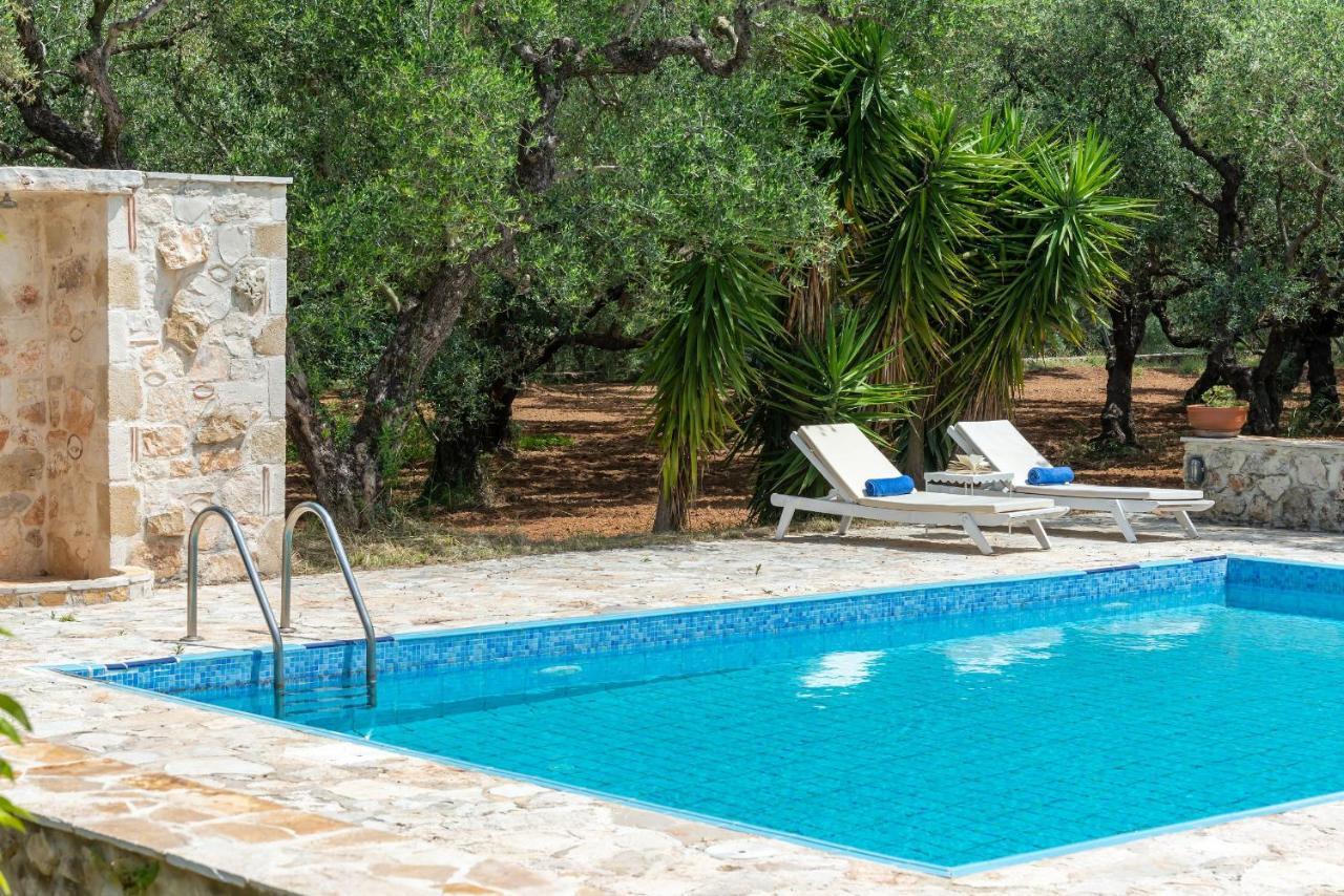 Olivegrove Villa - Nestled In Olive Trees With Private Pool, By Zantewize Трагаки Екстериор снимка